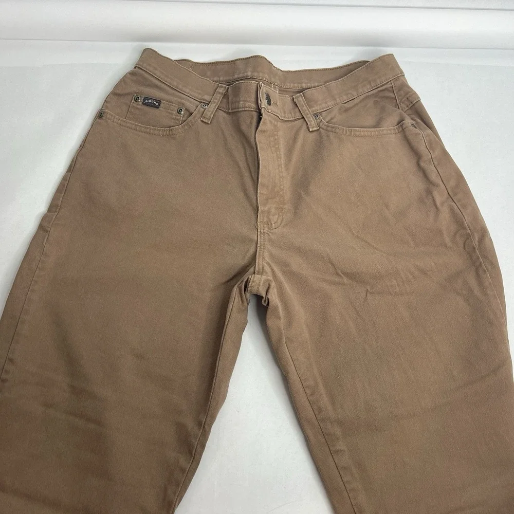 Vtg Riders Denim Jeans Brown 14 M Straight Stretch 31